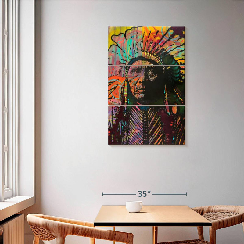 Amérindien Leisha I, H 57 po x l 36 po