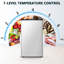3.2 Cu. Ft. Mini Fridge with Freezer Reversible Door for Flexible Placement, 7 Precise Temp Controls& 2 Easy-Clean Shelves, ldeal for Bedrooms/Offices/Dorms-95052710