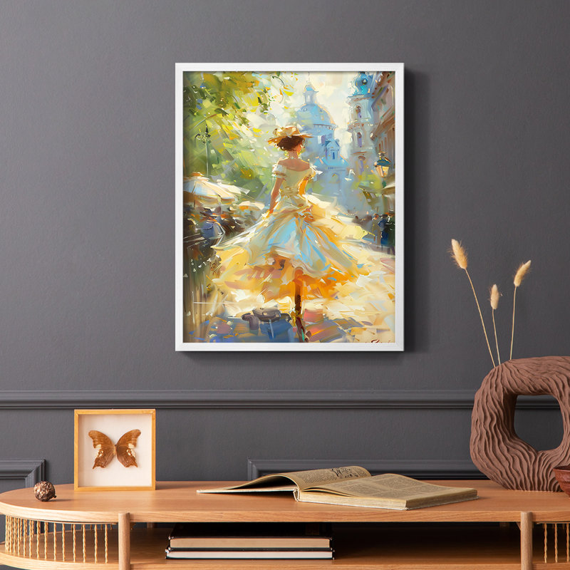 "WOMEN Series DCCL XXII" par J Paul, Blanc / Blanc, H 29 po x l 23 po