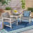 WOOD + WICKER CLUB CHAIR