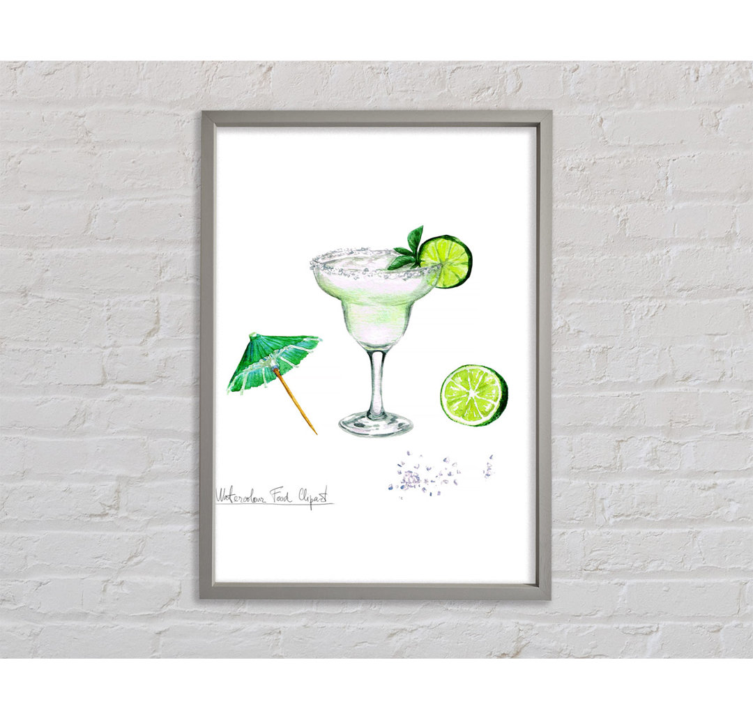 Mojito Cocktail 1 - Einzelner Bilderrahmen Kunstdrucke auf Leinwand