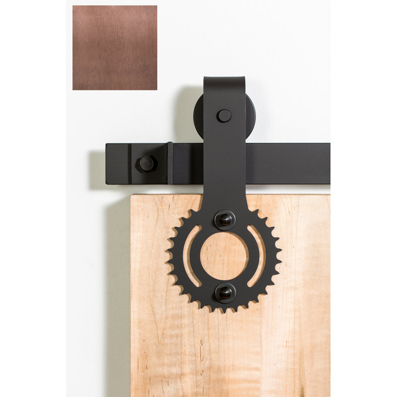 Ensemble de quincaillerie pour porte de grange simple standard Sprocket Premium, 72 po, Sou neuf