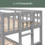 Lit superposé simple au-dessus de 3 tiroirs avec lit gigogne Giustino par Harriet Bee-86872116