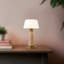Clemence 11-in Red dimmable LED Table Lamp-110901801