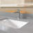 48"W x 22"D Engineered Stone Vanity Top Single Integrated Sink with 4" Backsplash in Gray Marble