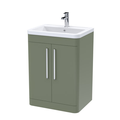 Parade 600mm Single Bathroom Vanity with Integrated Vitreous China Basin