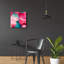 «Pink Flowers 3» par Photoinc Studio, art mural en verre acrylique-101671844