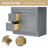 36'' Single Bathroom Vanity Base Only-92410341