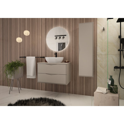 Areke 81 mm Wall Mounted Bathroom Vanity