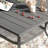 Beidleman Square Metal Outdoor Dining Table With Umbrella Hole , 37.8'' in. W 37.8'' in. D-1963056219