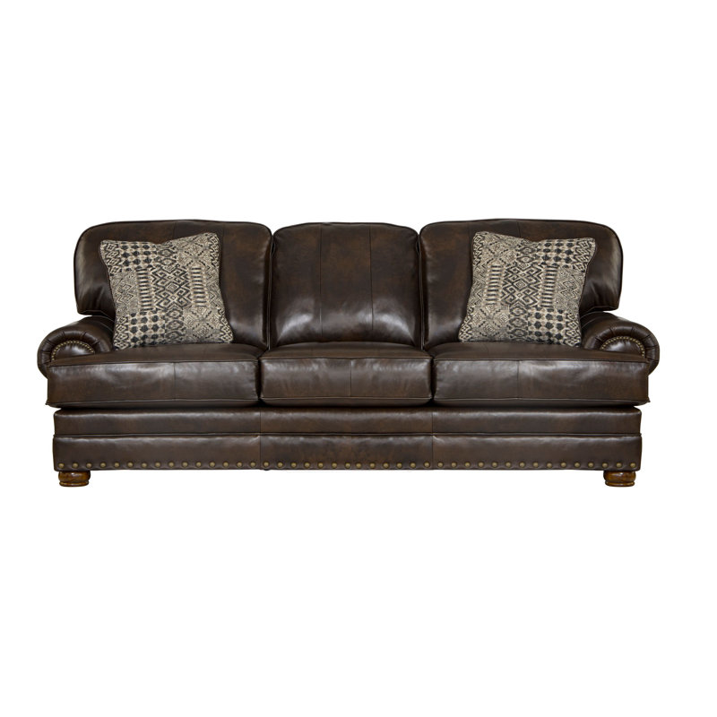 Winsor 94'' Genuine Italian Leather Sofa