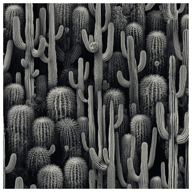 Tapis de bain Dense Cactus Arrangement, L 24 po x L 17 po