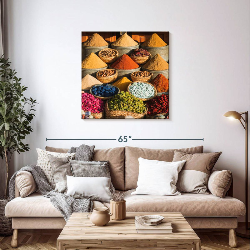 Yarlin Marrakesh Market Spices, 36" H x 36" W