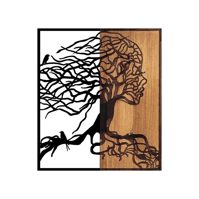 Décoration murale en bois