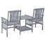 Sunburg 2 - Person Acacia Patio Dining Set with Rectangular Table