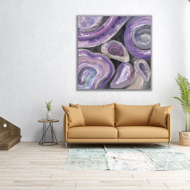 Circle Rain - Canvas Print Wall Art, 30" H x 30" W