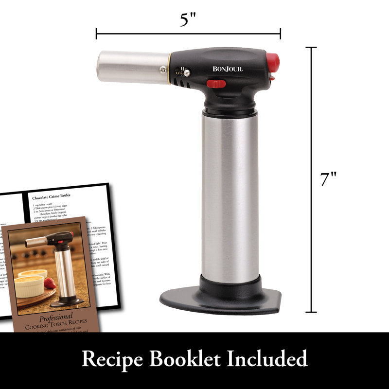 Bonjour Chef’S Tools Professional Cooking And Utility Butane Torch Lighter