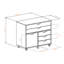 Armoire mobile à 3 sections Holthaus -307093355