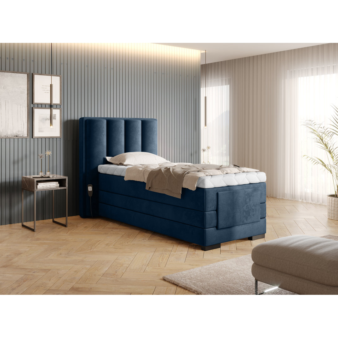 Elektrisch verstellbares Boxspringbett Arsdale mit Topper