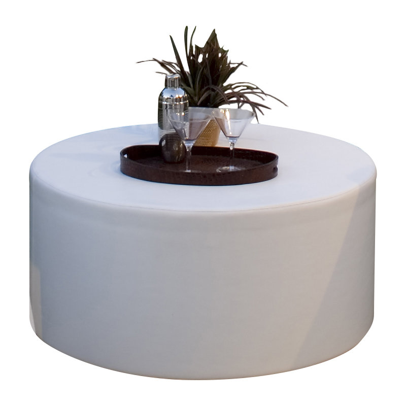 ClubNow Outdoor Pouf, Cognac