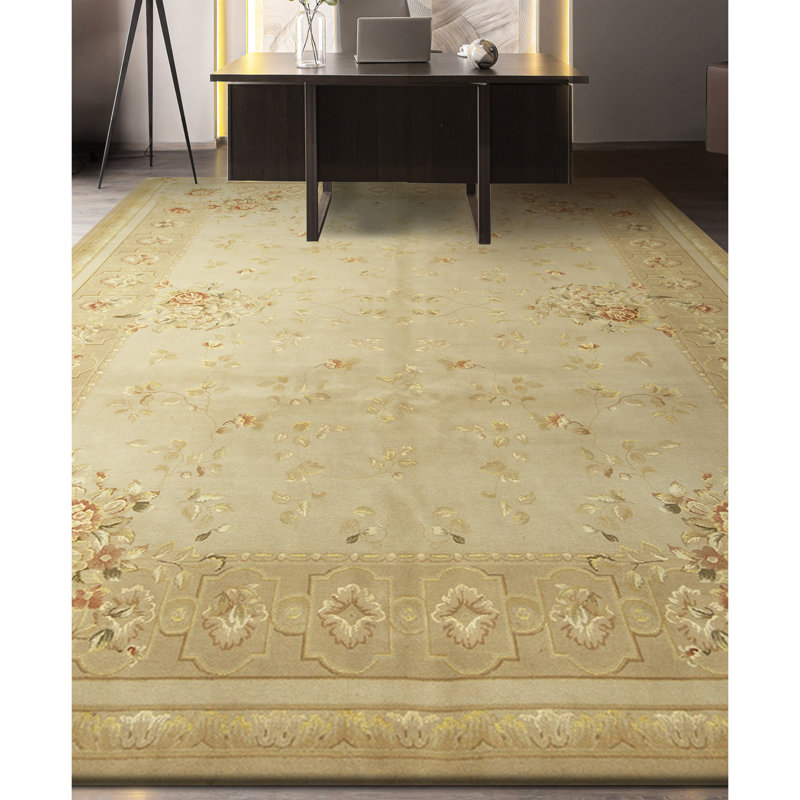 Tapis rectangulaire noué à la main