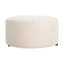 Petit repose-pieds capitonné beige capitonné à boutons | Idée de cadeau-2004504844