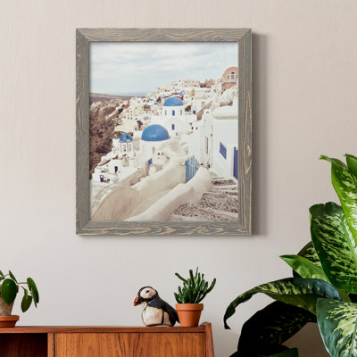 Santorini - photographie sur toile encadrée