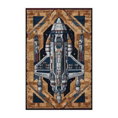 Tapis brun lavable à la machine