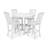 POLYWOOD Vineyard 5-Piece Nautical Trestle Bar Set-28284584