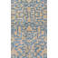 Tapis runcorn noué à la main beige / bleu clair-16334301