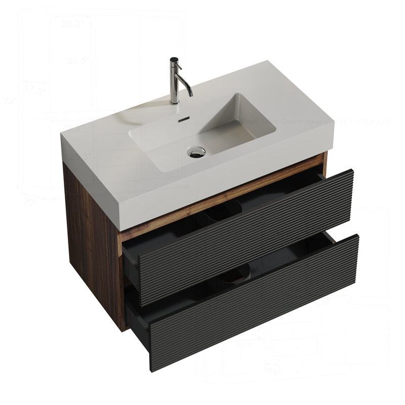 Modern Bathroom Vanity with Advanced Features and Stylish Design