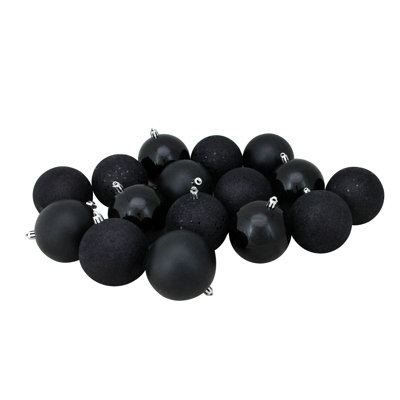 Shatterproof 4-Finish Christmas Ball Ornament
