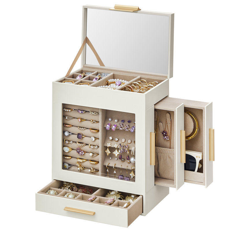 Medium Density Fibreboard Jewellery Box +