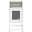 Beautrice 36cm W Steel Bedside Table-261588258