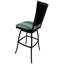 Tabouret de bar 35 po avec coussin Cutlip-131943840-131944875
