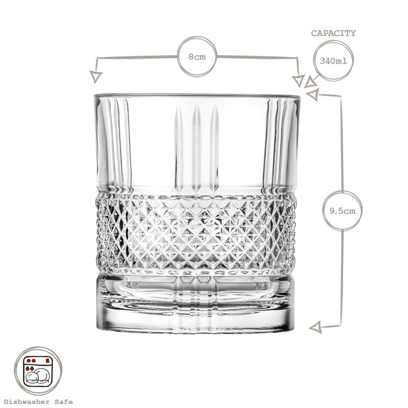340ml Whiskey Glass, 12