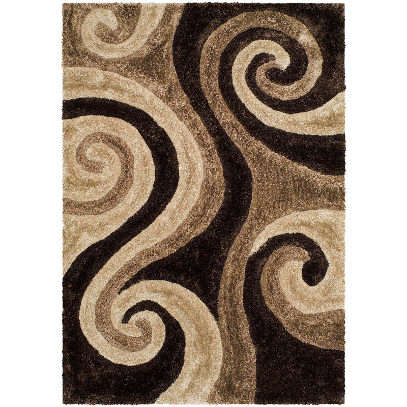 Tapis modernes Handister Rugs 3-D-805 Coco 5 pi x 7 pi, Rectangle 7 pi 5 po x 10 pi 4 po