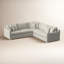 Bel-Air 115" Wide Symmetrical Corner Sectional-61555374-61555380