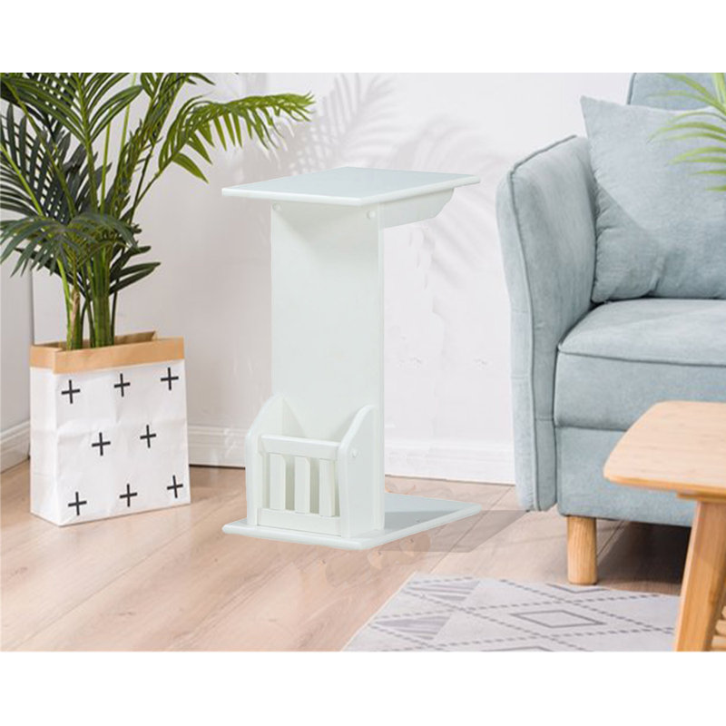 Frierson End Table, White