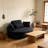 Danieal 51.2'' Wide Barrel Chair and Ottoman-443435491