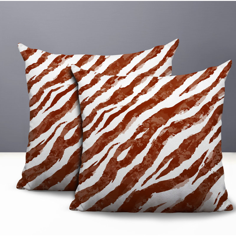 Coussin intérieur / extérieur Juno, 18x18, Burnt Orange