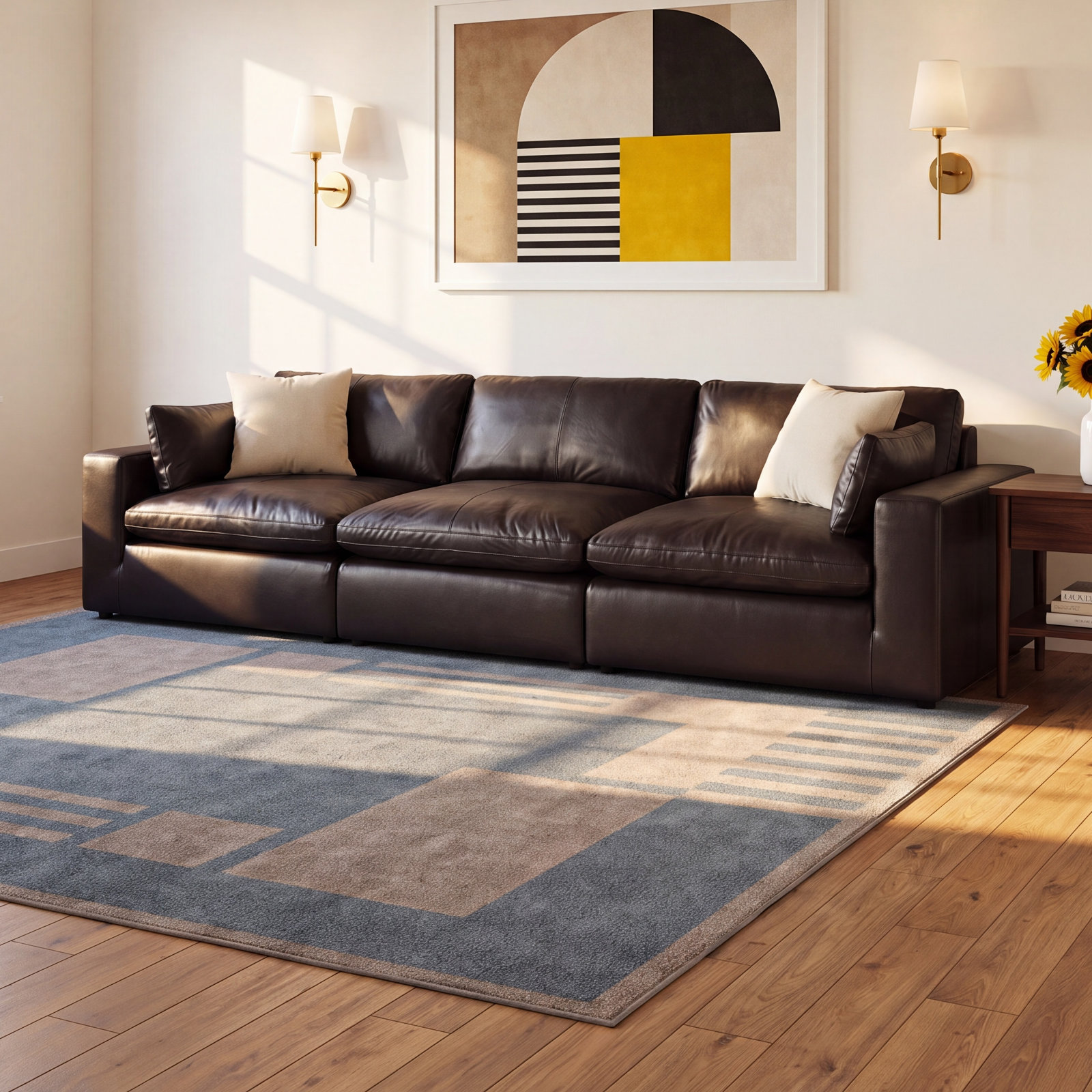Aberdeen Upholstered Sofa, Black
