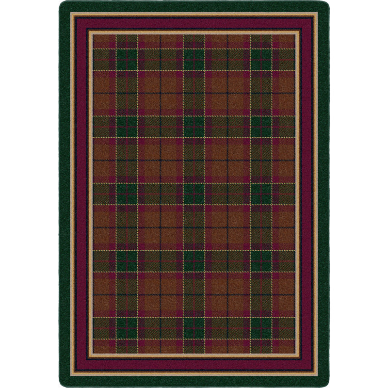 Tapis à motif écossais tartan Alminus Signature Magee, Rectangle 2 pi 8 po x 3 pi 10 po