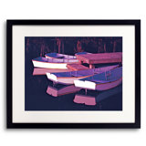 Rowboats In Lagoon by Bruce Heinemann