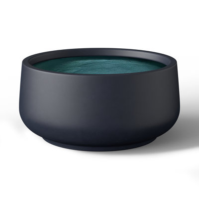 Medium Concrete Round Planter / Pot With Drainage Holes