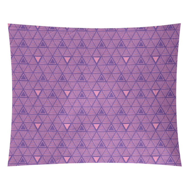 Tapisserie, H 51 po x l 60 po, Mauve / Rose
