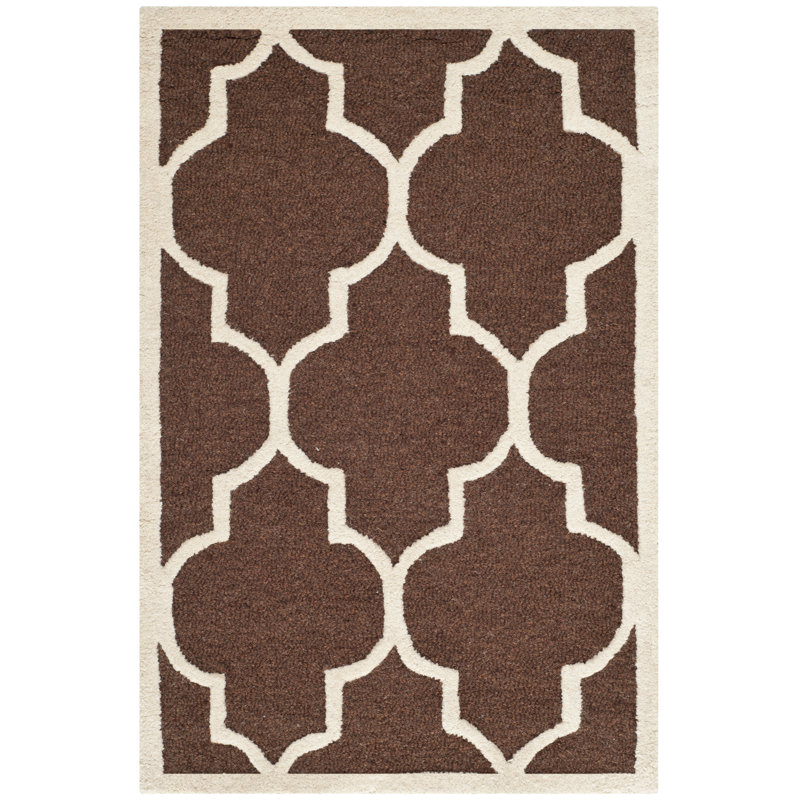 Cambridge Hand Tufted Wool Geometric Rug, Rectangle 2'6" x 4'