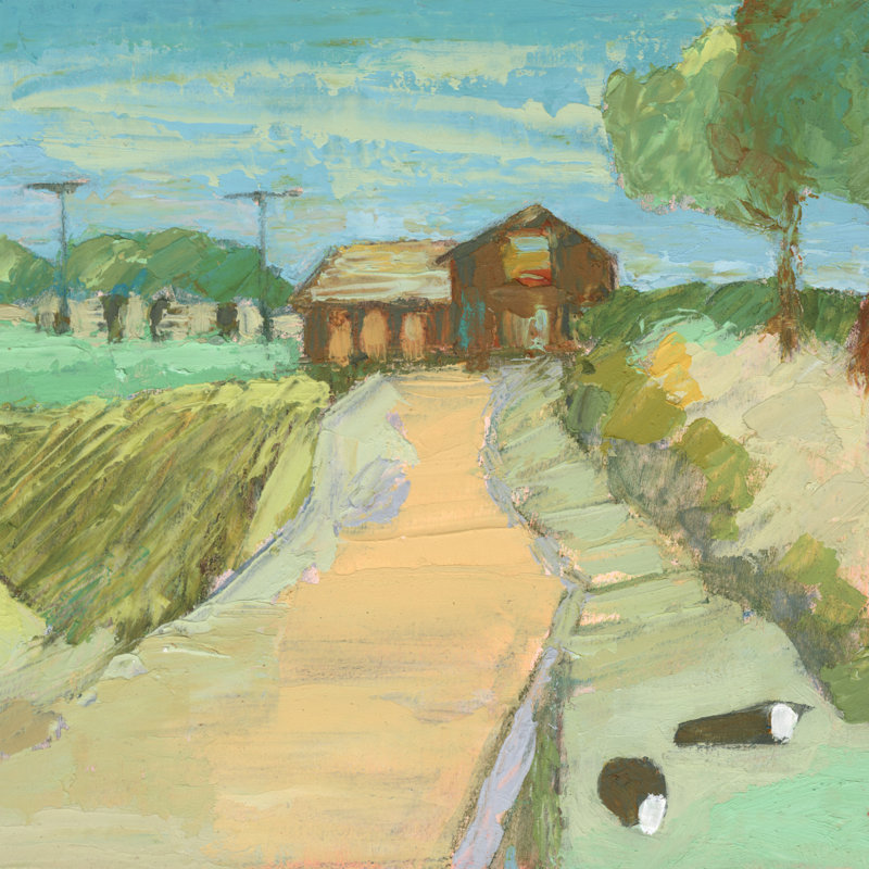 Tashaunda Wedowee Barn by Sue Jachimiec - Wrapped Canvas Print, 30 cm H x 30 cm W