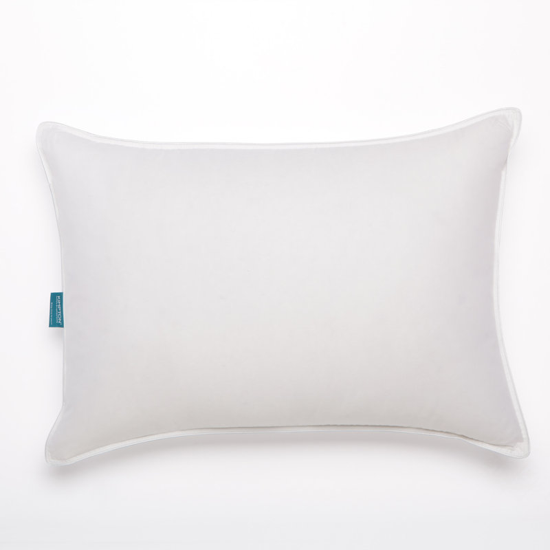 Eddie Bauer Down Blend Medium Support Chamber Pillow, Jumbo