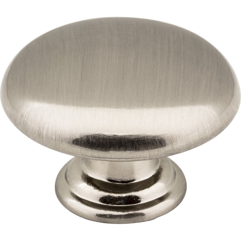 Gatsby 1 3/16" Diameter Mushroom Knob, Satin Nickel